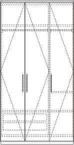 ドロワー 3枚扉