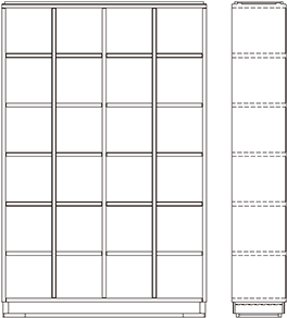 グリッドタイプ 4列