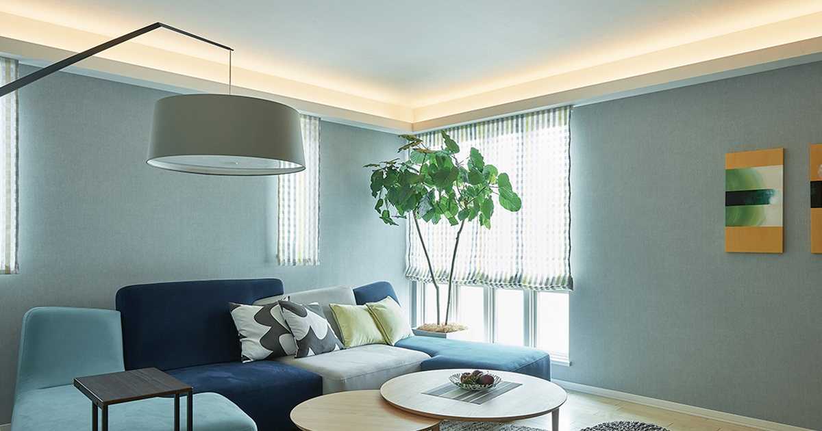 LEDコーブ照明（建築化照明）｜施工が楽な間接照明｜セキスイインテリア